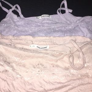 Maurices New crinkle camis!